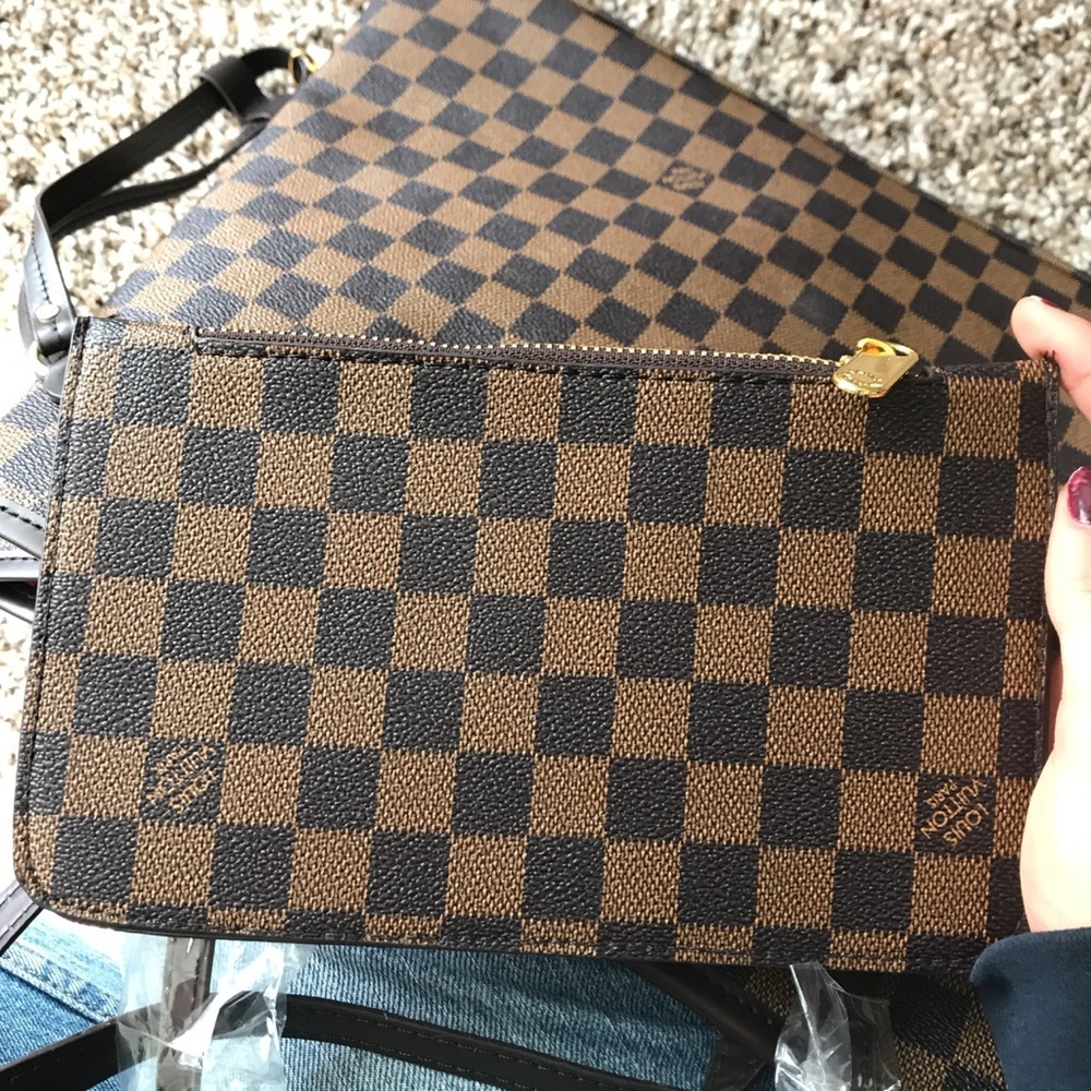 Real leather purse